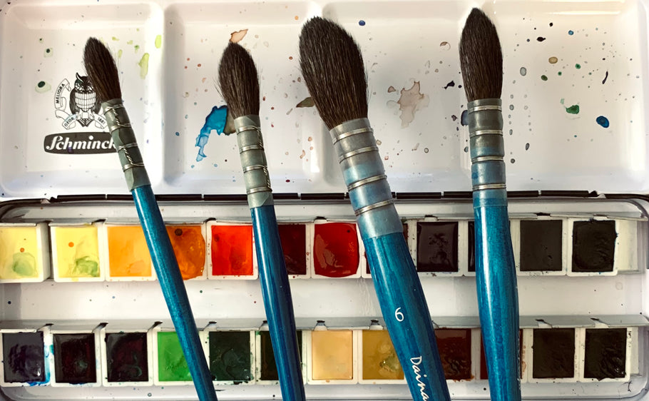 Best Watercolor Paint Brushes for Beginners